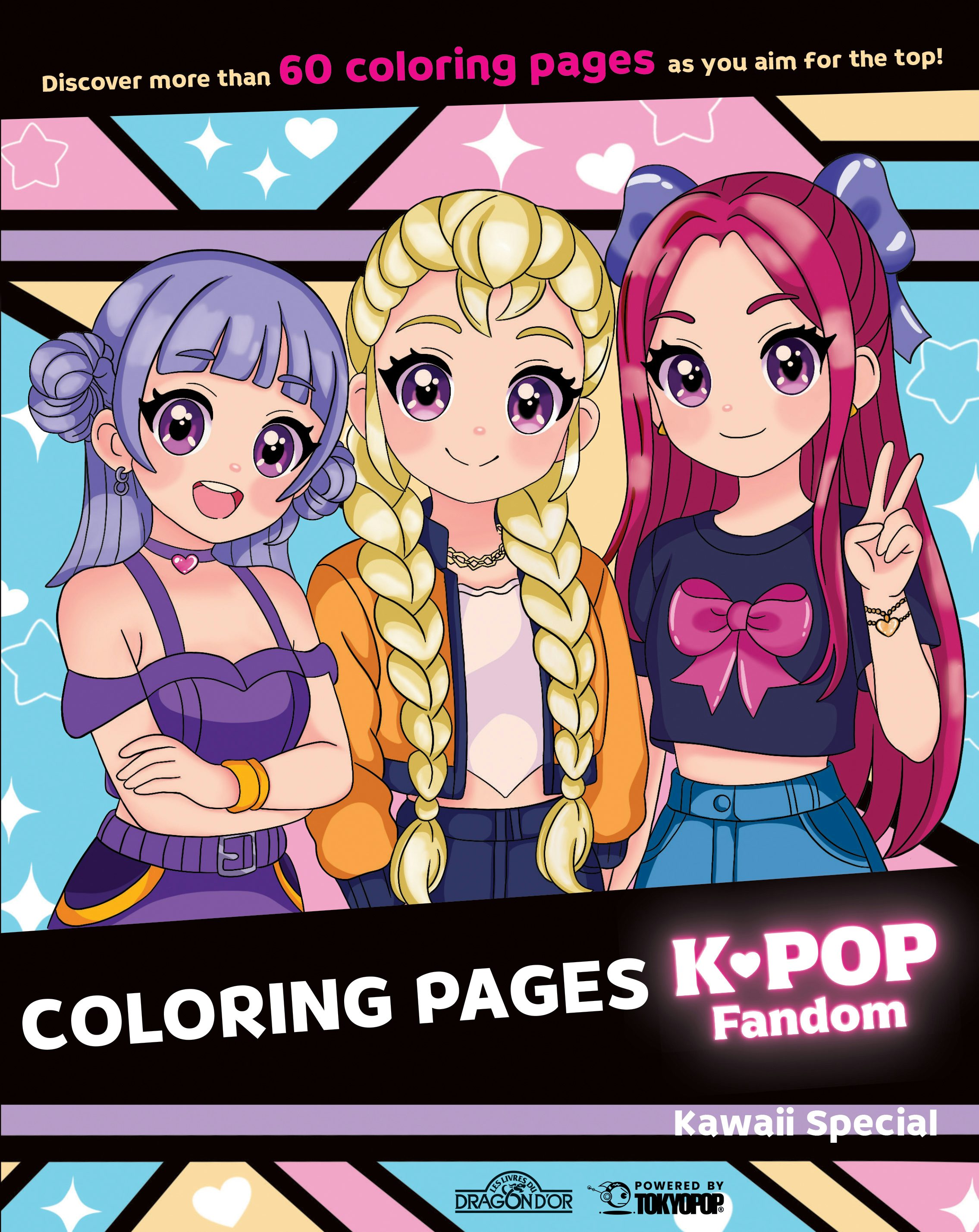 K-Pop Fandom Coloring Pages: Kawaii Special – TOKYOPOP Store