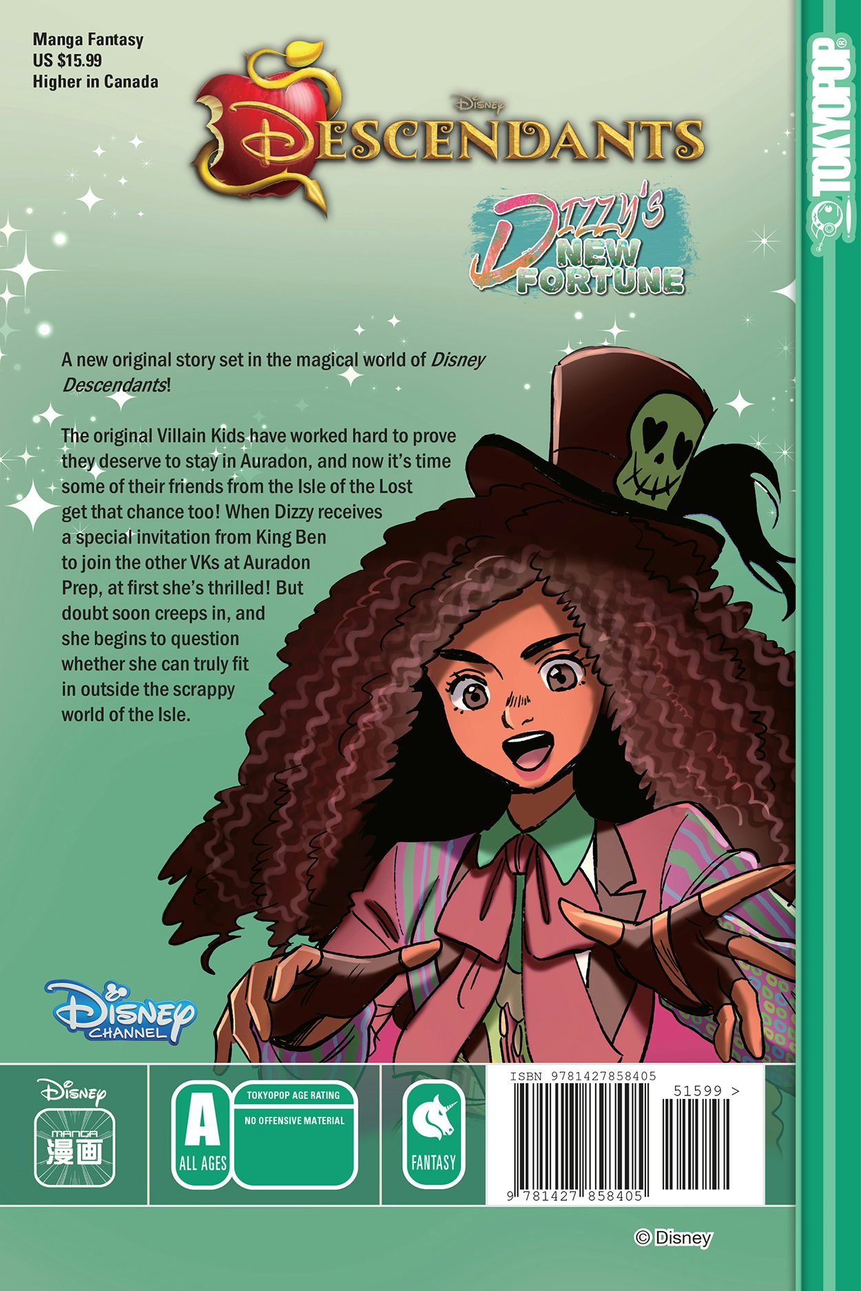 Disney Manga: Descendants - Dizzy's New Fortune – TOKYOPOP Store