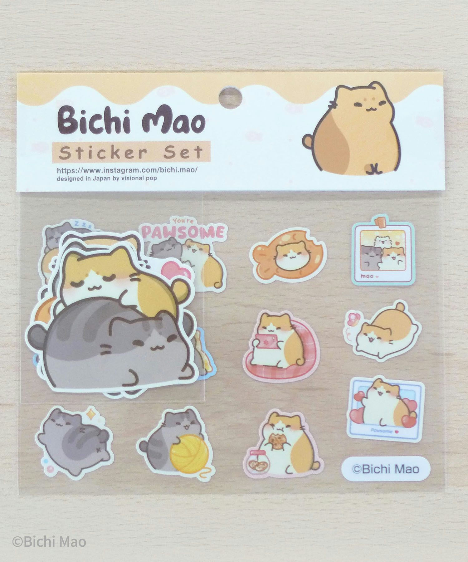 Bichi Mao Official Merch - Sticker Set - Official Collectible